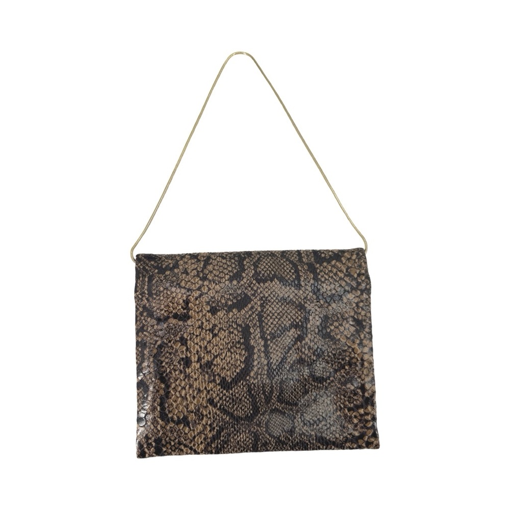 Banana Republic Python Print Shoulder/Clutch Bag … - image 3
